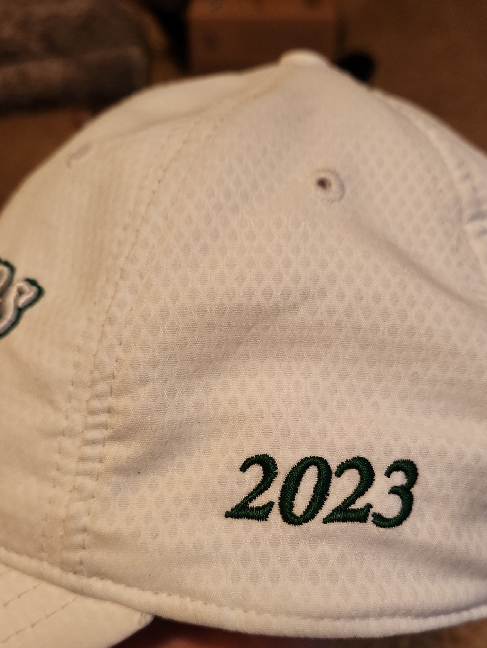 Masters Agusta White 2023 Golf Cap By Ahead Unisex View 2